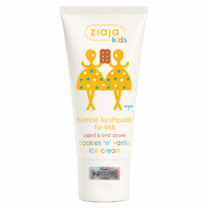 Kem Đánh Răng Cookies & Vanilla Chăm Sóc Bảo Vệ Răng Miệng Dành Cho Trẻ Từ 6 Tuổi Ziaja Kids 50ml