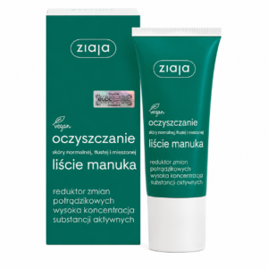 Ziaja Oczyszczanie Liscie Manuka Zel z Peelingiem Oczyszczajacy Pory Na Dzien/ Na Noc 200ml - Gel rửa mặt chứa hạt massage sạch sâu, giảm mụn Ziaja Manuka