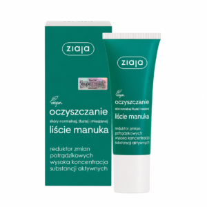 Ziaja Oczyszczanie Liscie Manuka Reduktor Zmian Potradzikowych Wysoka Koncentracja Substancji Aktywnych 15ml - Gel giảm mụn Ziaja Manuka