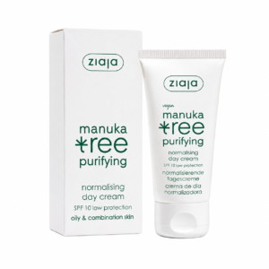 Ziaja Manuka Tree Purifying Normalising Day Cream 50ml - Kem Ngày kiềm dầu, giảm mụn Ziaja Manuka