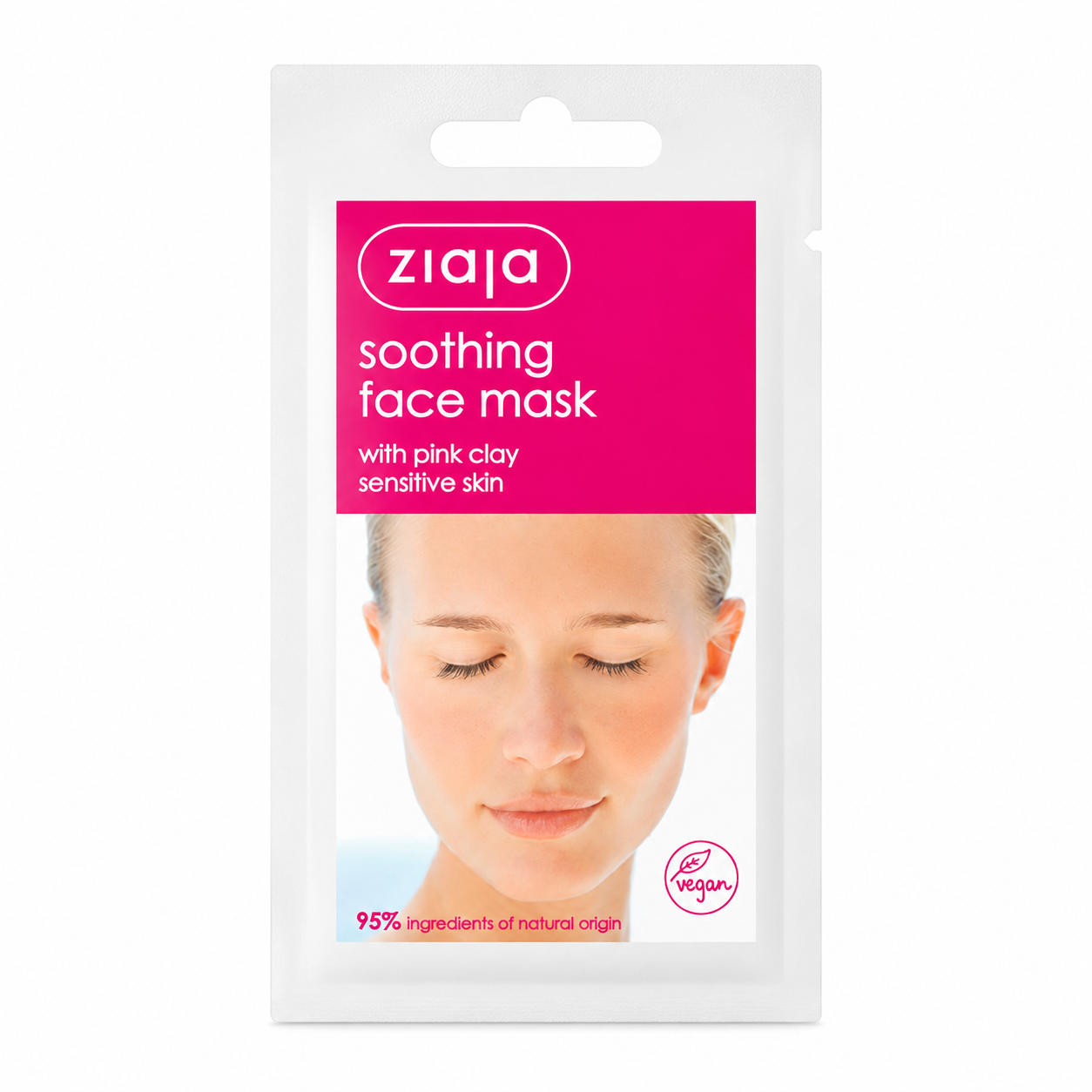 Mặt nạ Bùn Hồng Dịu nhẹ Ziaja 7ml