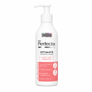 Rohto Perfecta Intimate Hygiene Wash pH Balance 200ml - Dung dịch vệ sinh pH Balance chứa Prebiotics