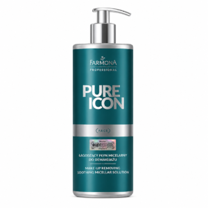Farmona Professional Pure Icon Make-Up Removing Soothing Micellar Solution 500ml - Nước Micellar tẩy trang rửa mặt dịu nhẹ Pure Icon