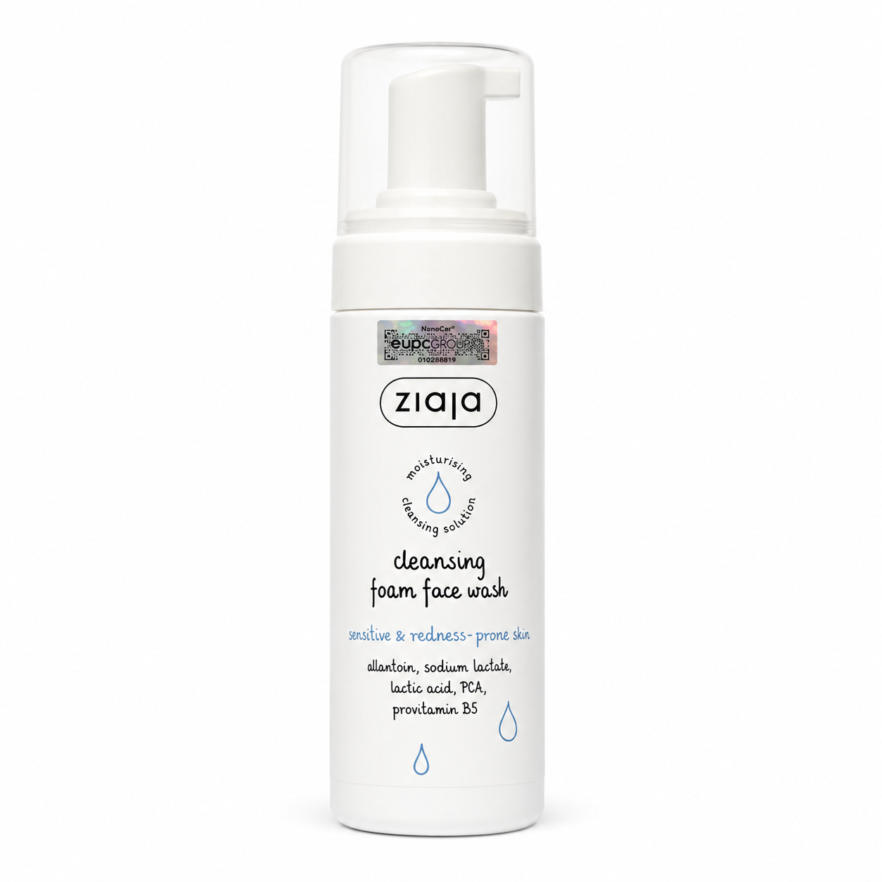 Rửa mặt dạng bọt siêu dịu nhẹ ngừa mẩn đỏ Ziaja 150ml